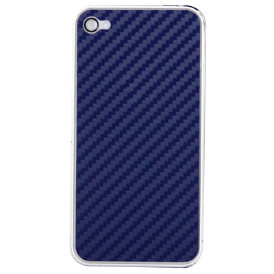 Full Housing Carbon Fiber Skin Sticker for iPhone 4S,
