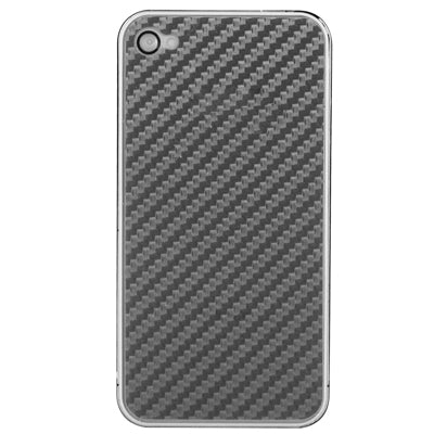 Full Housing Carbon Fiber Skin Sticker for iPhone 4S,