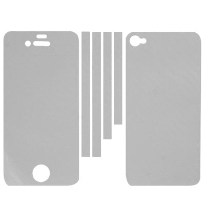 Full Housing Carbon Fiber Skin Sticker for iPhone 4S,