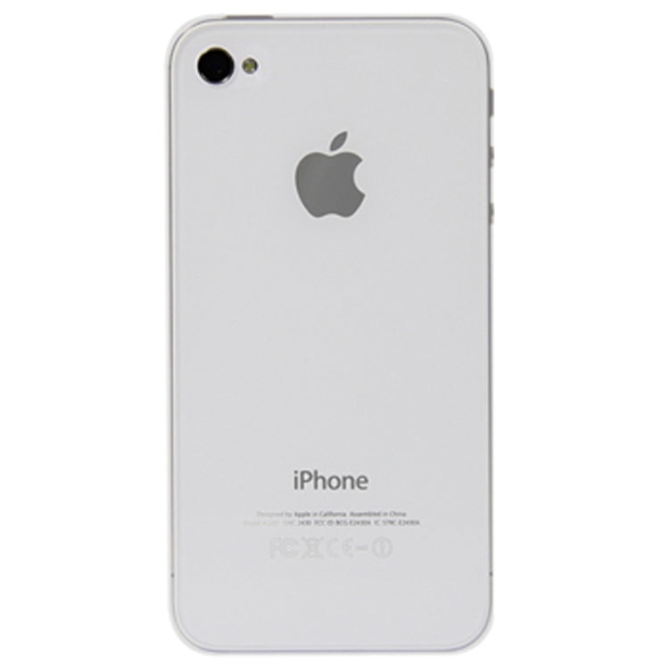 0.45mm Ultra-thin Polycarbonate Material TPU & Jelly Case for iPhone 4 & 4S(Transparent)
