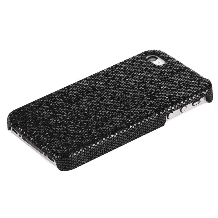 For iPhone 4 & 4S Glitter Powder Skinning Plastic Case