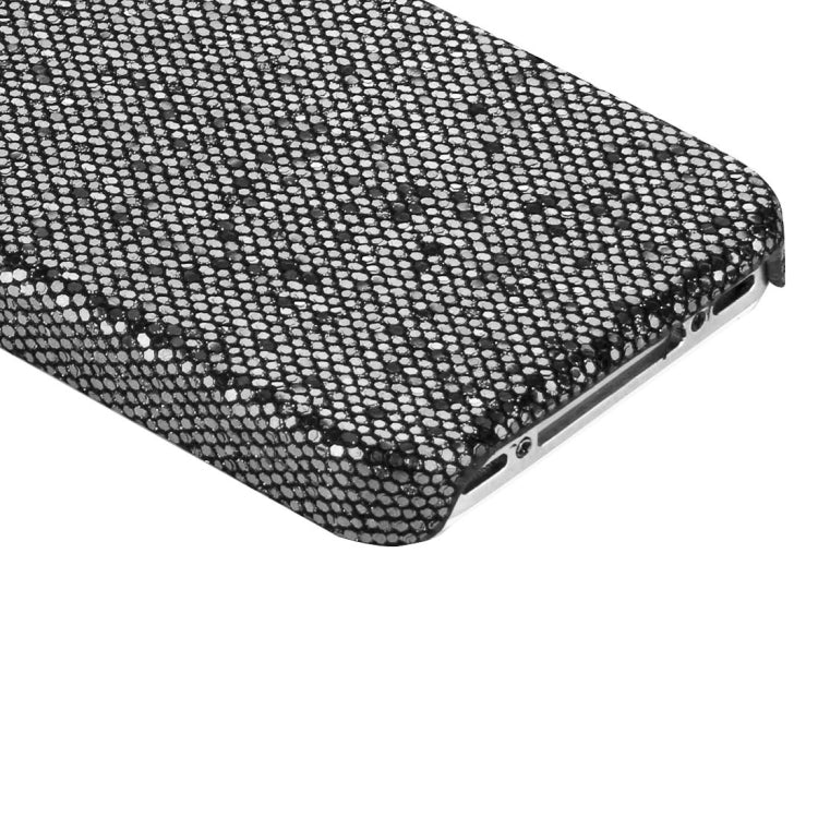 For iPhone 4 & 4S Glitter Powder Skinning Plastic Case