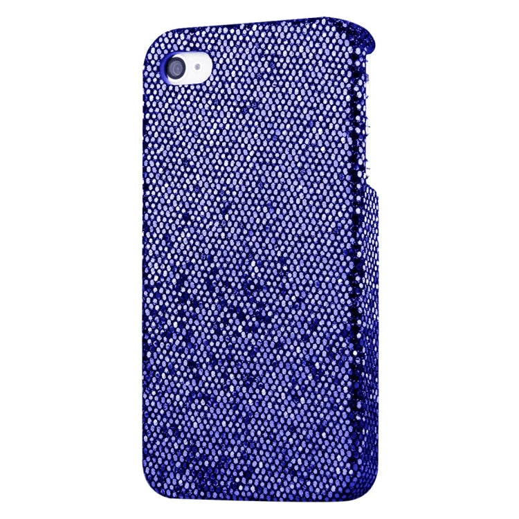 For iPhone 4 & 4S Glitter Powder Skinning Plastic Case