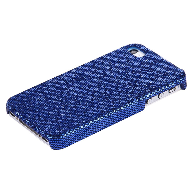 For iPhone 4 & 4S Glitter Powder Skinning Plastic Case