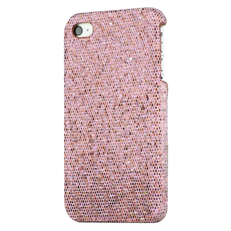 For iPhone 4 & 4S Glitter Powder Skinning Plastic Case