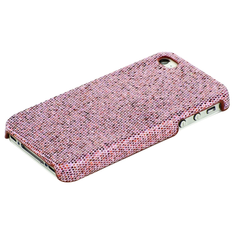 For iPhone 4 & 4S Glitter Powder Skinning Plastic Case