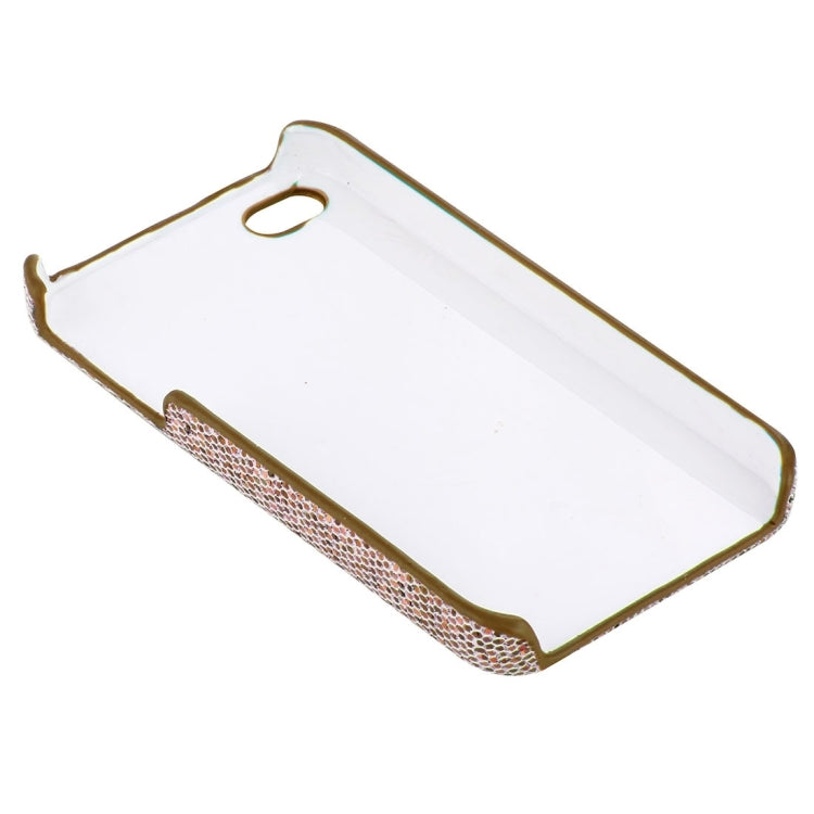 For iPhone 4 & 4S Glitter Powder Skinning Plastic Case