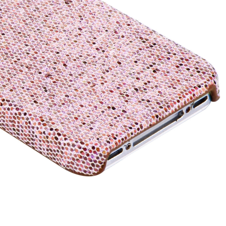 For iPhone 4 & 4S Glitter Powder Skinning Plastic Case
