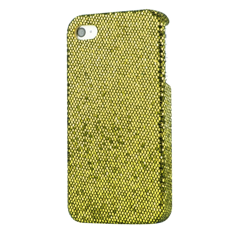 For iPhone 4 & 4S Glitter Powder Skinning Plastic Case