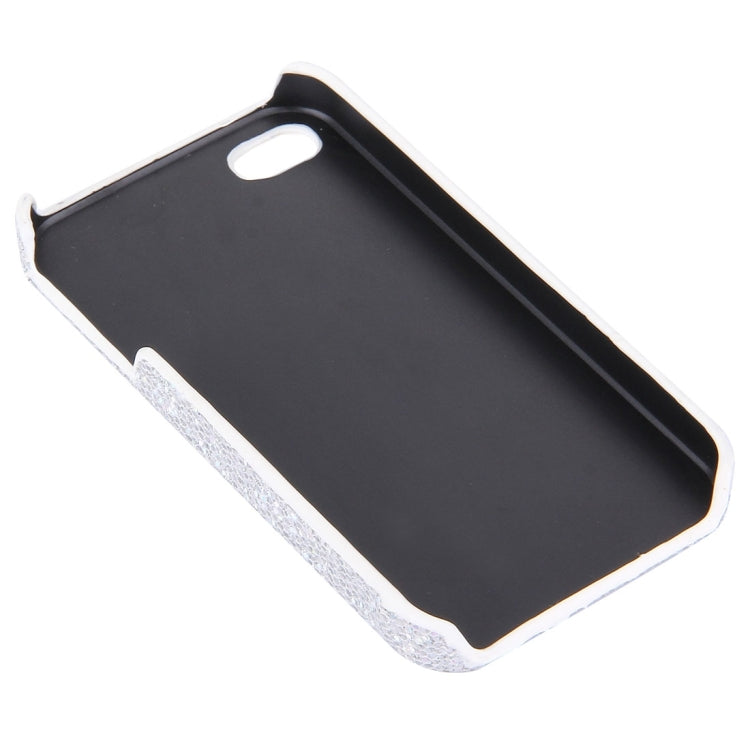 For iPhone 4 & 4S Glitter Powder Skinning Plastic Case