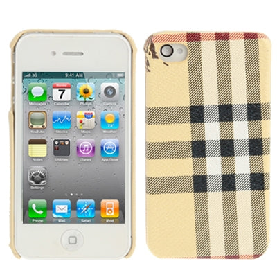 Checkered Style Plastic Case for iPhone 4 & 4S
