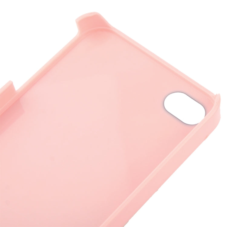 Diamond Style Golden Rivet Plastic Protective Case for iPhone 4 & 4S
