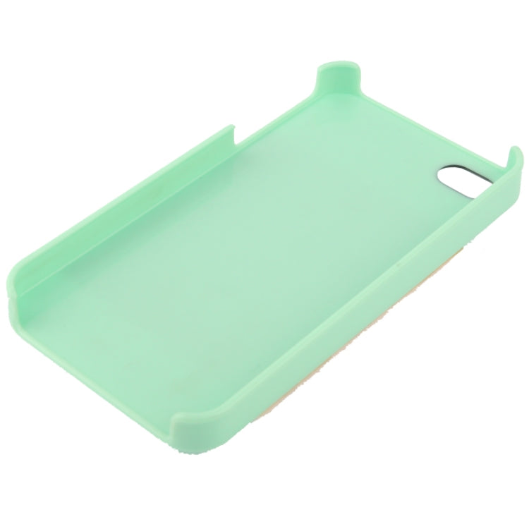 Diamond Style Golden Rivet Plastic Protective Case for iPhone 4 & 4S