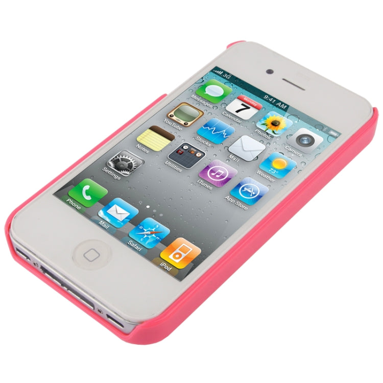 Diamond Style Golden Rivet Plastic Protective Case for iPhone 4 & 4S