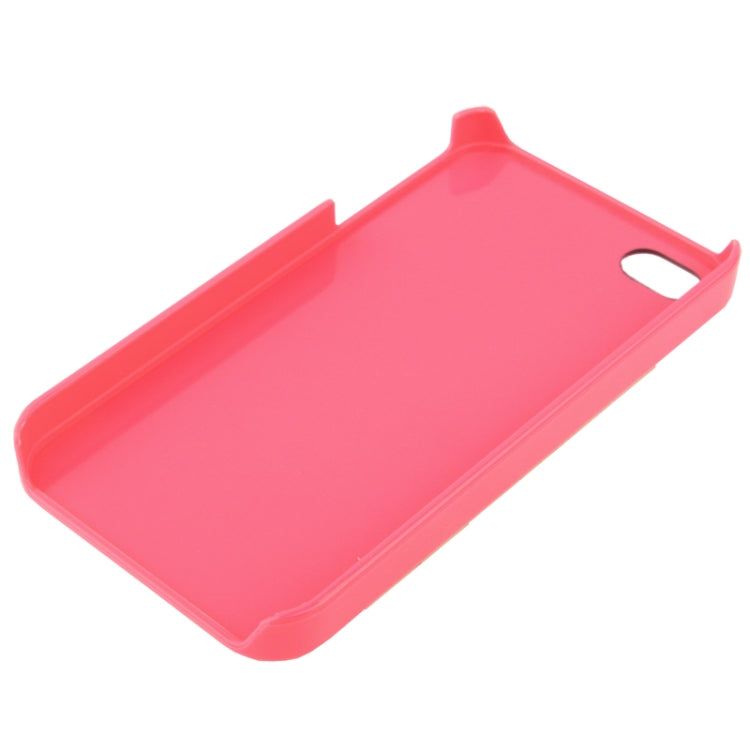Diamond Style Golden Rivet Plastic Protective Case for iPhone 4 & 4S