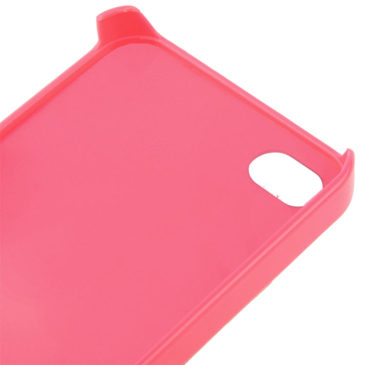 Diamond Style Golden Rivet Plastic Protective Case for iPhone 4 & 4S