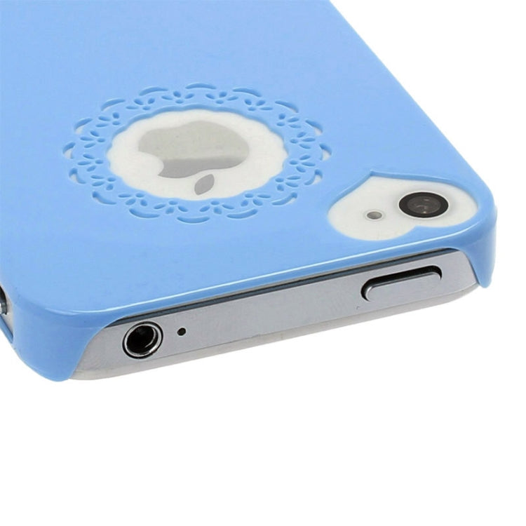 Engraving Flower Soft Smooth Plastic Protective Case for iPhone 4 & 4S