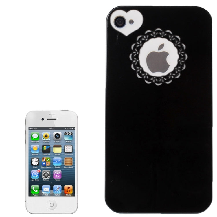 Engraving Flower Soft Smooth Plastic Protective Case for iPhone 4 & 4S