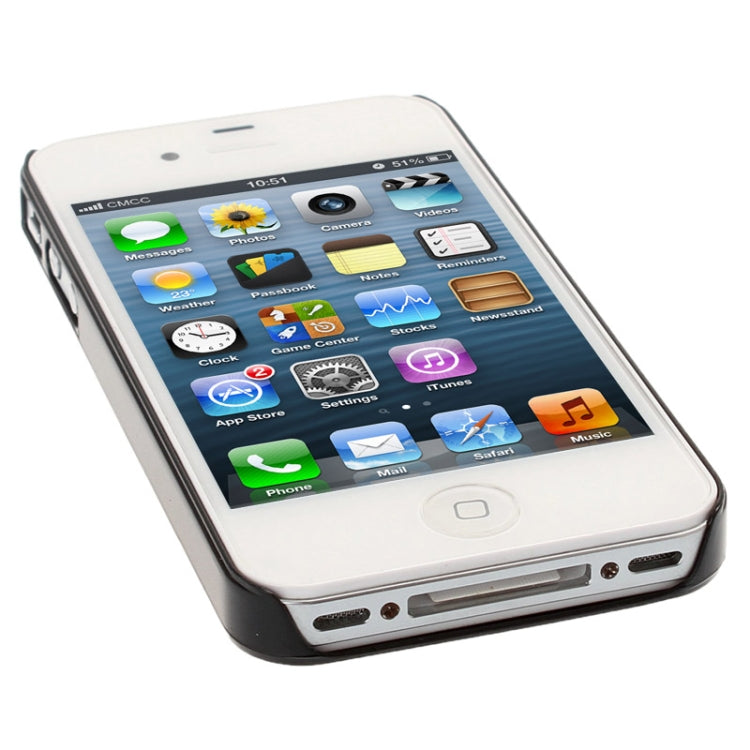 Engraving Flower Soft Smooth Plastic Protective Case for iPhone 4 & 4S