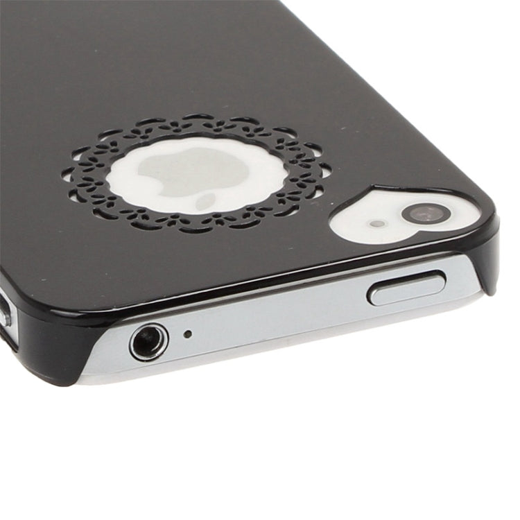 Engraving Flower Soft Smooth Plastic Protective Case for iPhone 4 & 4S
