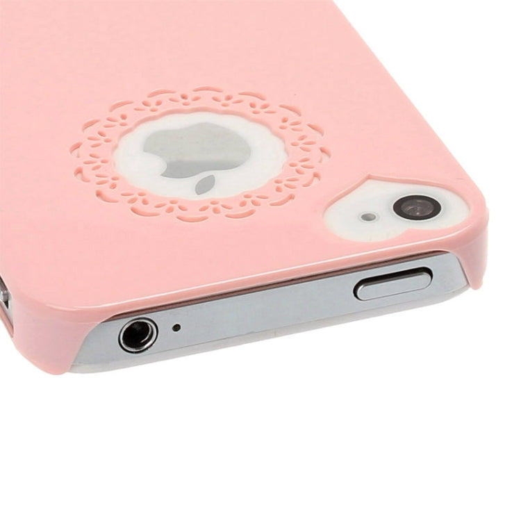 Engraving Flower Soft Smooth Plastic Protective Case for iPhone 4 & 4S
