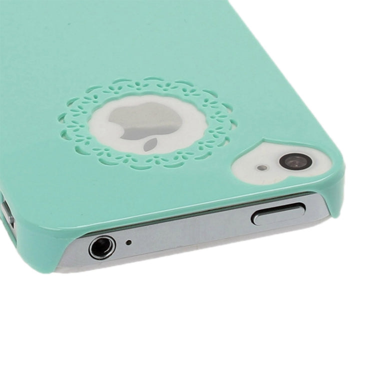 Engraving Flower Soft Smooth Plastic Protective Case for iPhone 4 & 4S