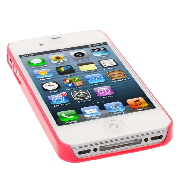 Engraving Flower Soft Smooth Plastic Protective Case for iPhone 4 & 4S