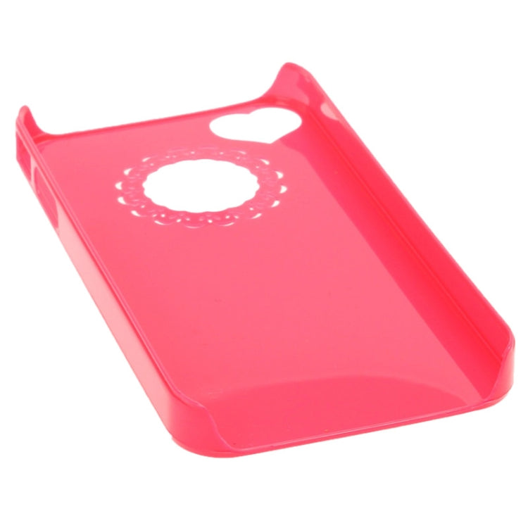 Engraving Flower Soft Smooth Plastic Protective Case for iPhone 4 & 4S