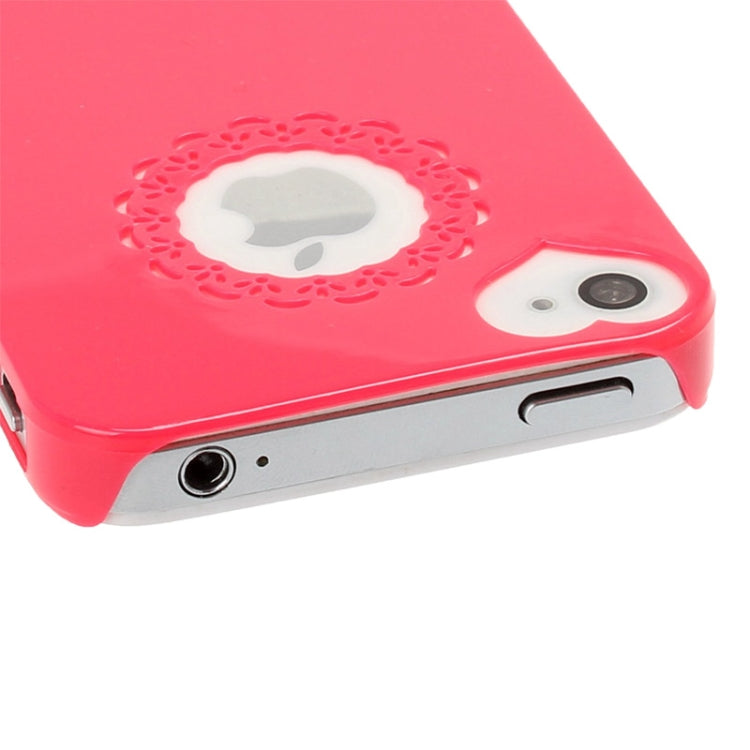 Engraving Flower Soft Smooth Plastic Protective Case for iPhone 4 & 4S