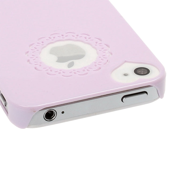 Engraving Flower Soft Smooth Plastic Protective Case for iPhone 4 & 4S
