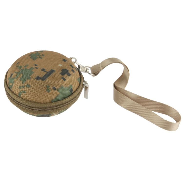 Camouflage Style Carrying Bag Box with Lanyard for Headphone / Earphone