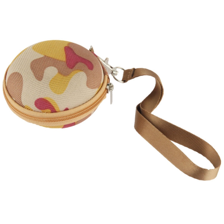 Camouflage Style Carrying Bag Box with Lanyard for Headphone / Earphone