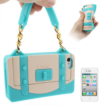 ClichÃ© Series Woman Bag Shape Silicon Case for iPhone 4 & 4S