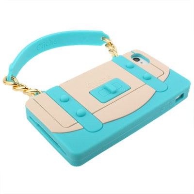 ClichÃ© Series Woman Bag Shape Silicon Case for iPhone 4 & 4S