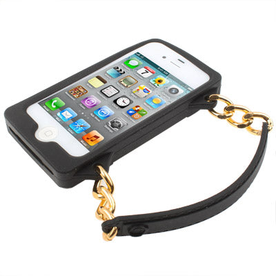 ClichÃ© Series Woman Bag Shape Silicon Case for iPhone 4 & 4S