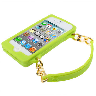 ClichÃ© Series Woman Bag Shape Silicon Case for iPhone 4 & 4S