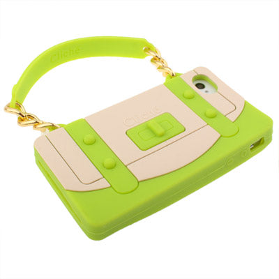 ClichÃ© Series Woman Bag Shape Silicon Case for iPhone 4 & 4S