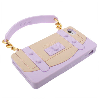 ClichÃ© Series Woman Bag Shape Silicon Case for iPhone 4 & 4S