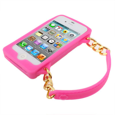 ClichÃ© Series Woman Bag Shape Silicon Case for iPhone 4 & 4S