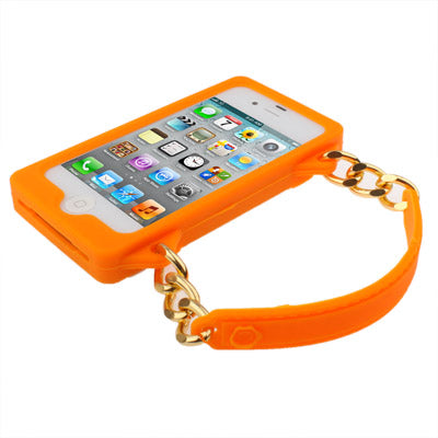 ClichÃ© Series Woman Bag Shape Silicon Case for iPhone 4 & 4S