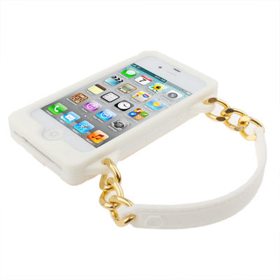 ClichÃ© Series Woman Bag Shape Silicon Case for iPhone 4 & 4S
