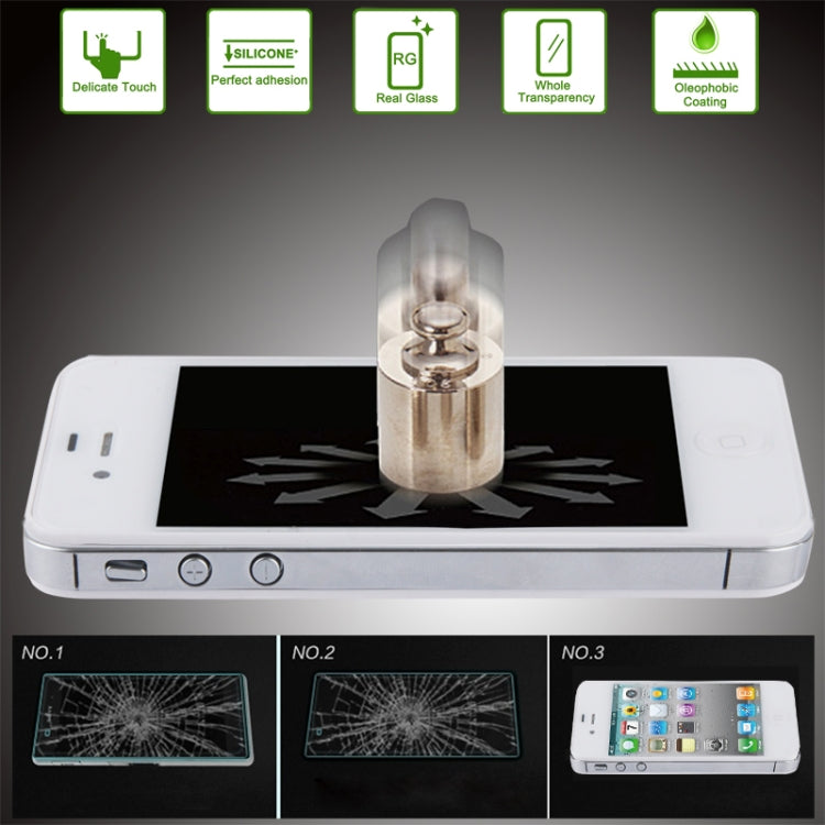 0.33mm Explosion-proof Tempered Glass Film for iPhone 4 & 4S