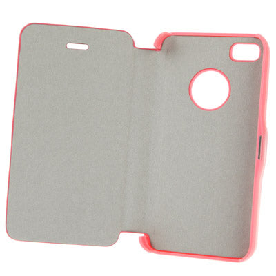Leather + Plastic Ultra Slim Flip Case for iPhone 4 & 4S