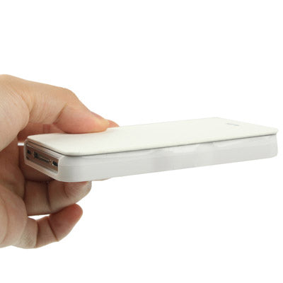 Leather + Plastic Ultra Slim Flip Case for iPhone 4 & 4S