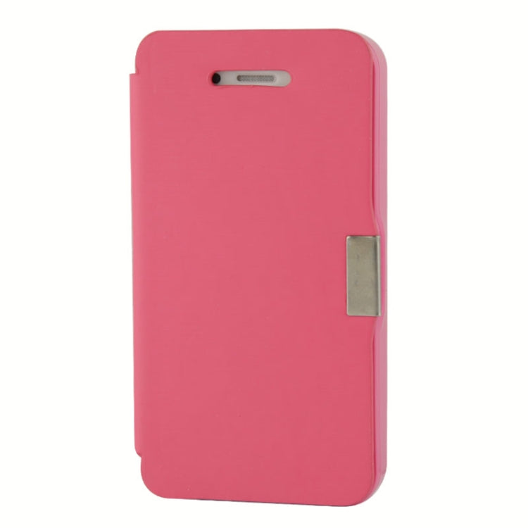 Brush Texture Flip Leather Case with Magnet for iPhone 4 & 4S