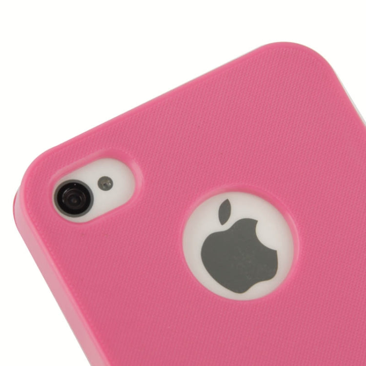 Brush Texture Flip Leather Case with Magnet for iPhone 4 & 4S