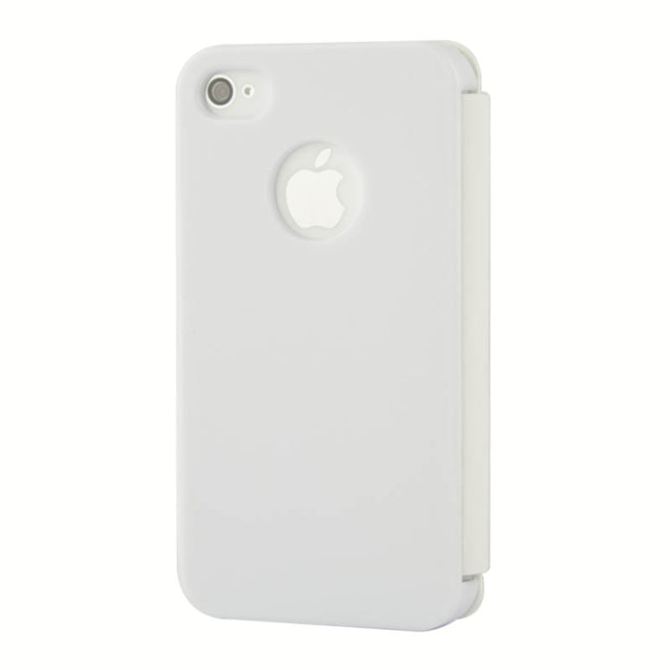 Brush Texture Flip Leather Case with Magnet for iPhone 4 & 4S