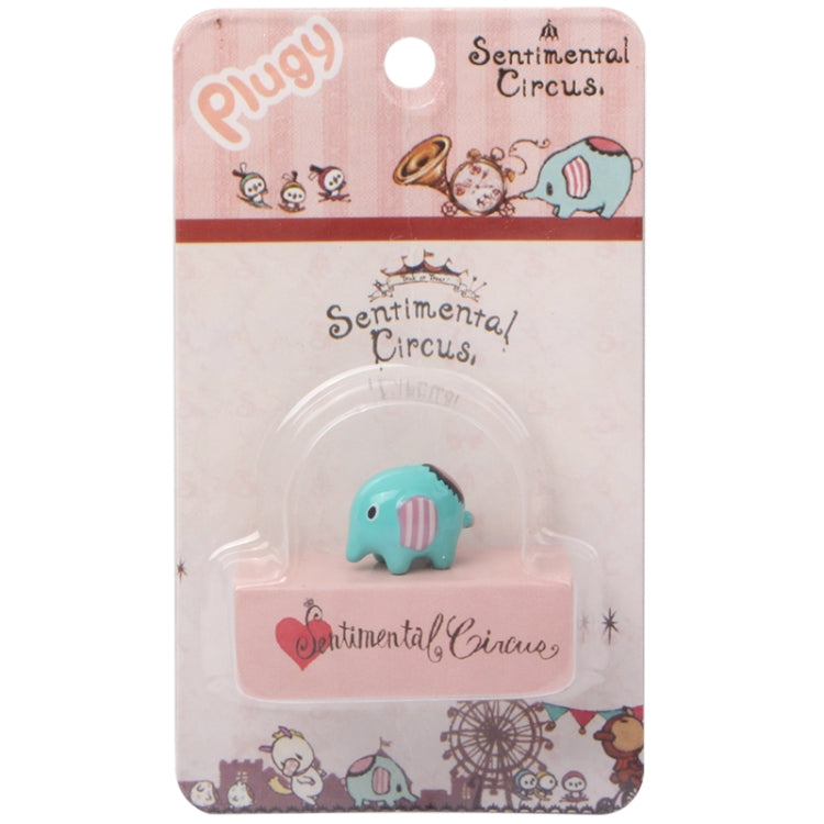3.5mm Jack Lovely Elephant Style Earphone Anti-dust Plug for iPhone 4S & 4 / iPod / iPad