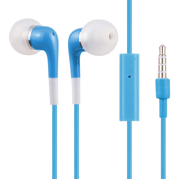 Double Color In-Ear 3.5mm Stereo Earphone With Volume Control and Mic