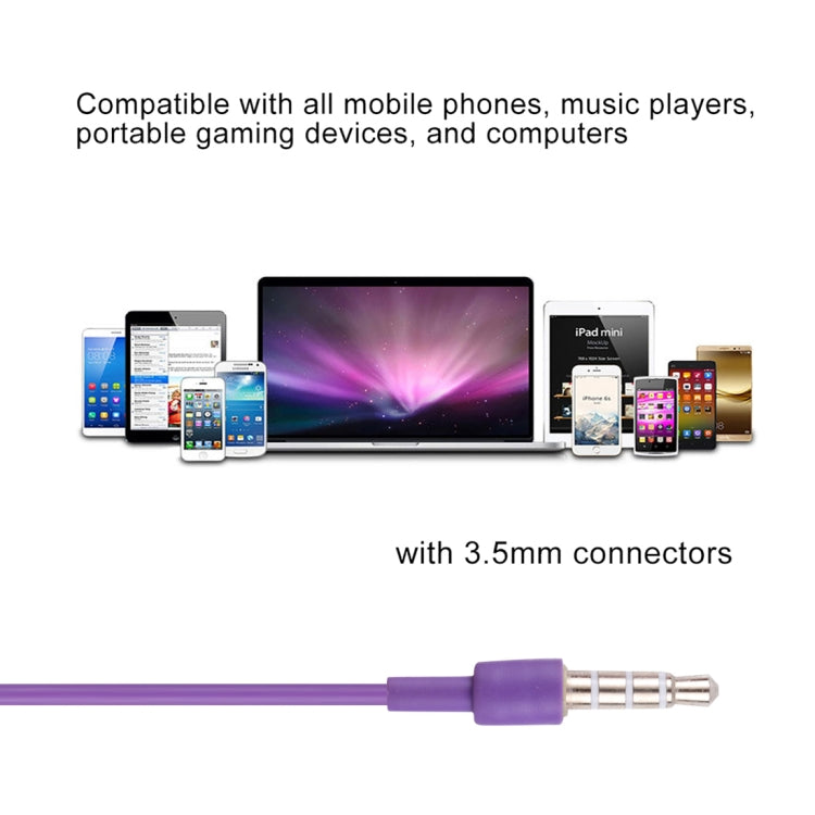 Double Color In-Ear 3.5mm Stereo Earphone With Volume Control and Mic